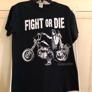 Walking Dead Tee shirt EUC Black
